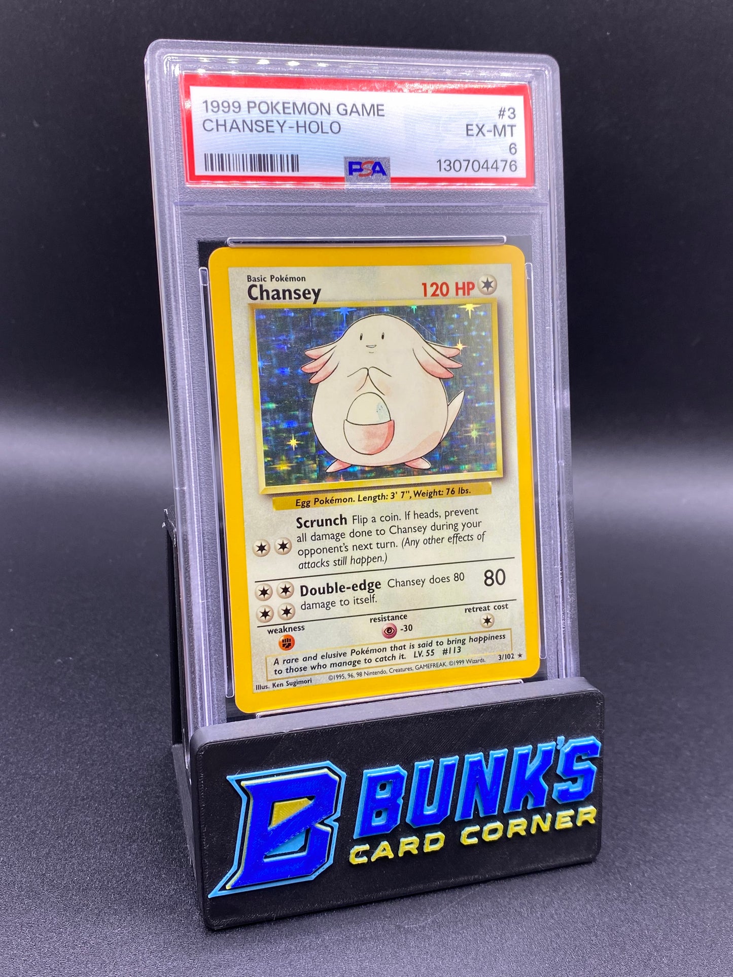 Chansey Holo PSA 6