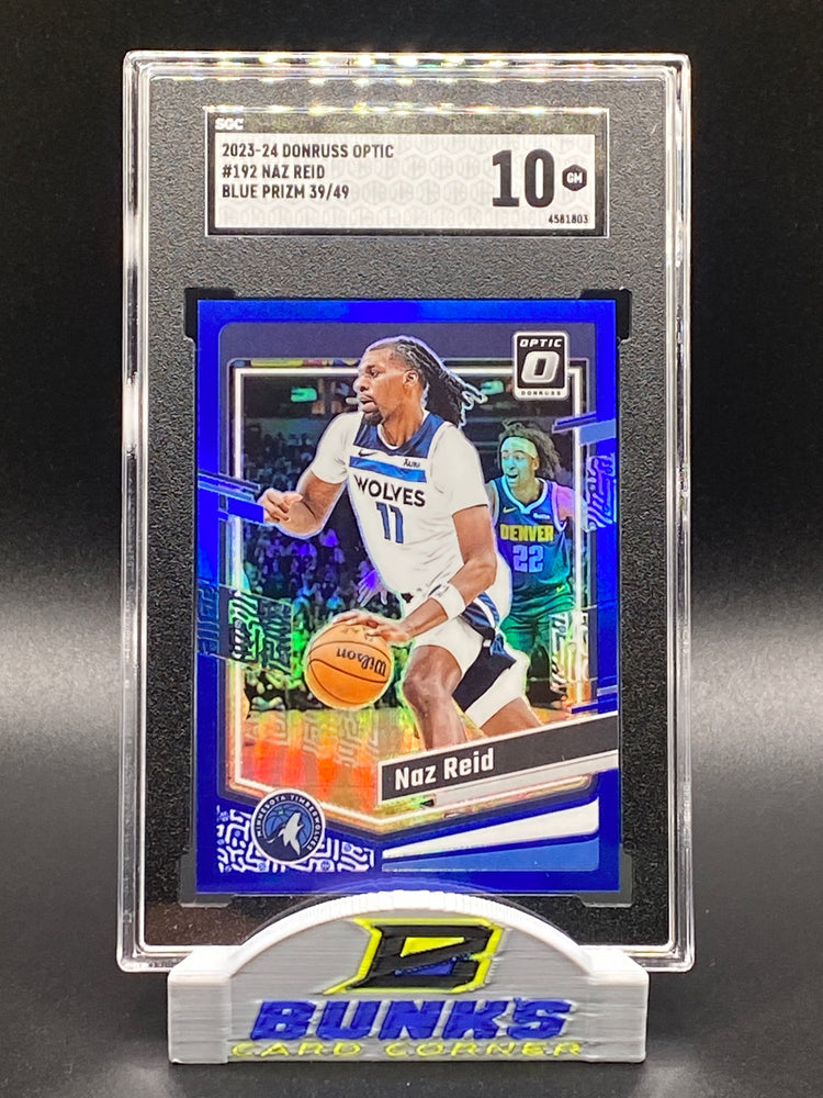 2023-24 Naz Reid Blue Prizm 39/49