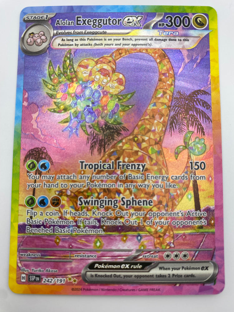 Alolan Exeggutor EX SIR Surging Sparks NM