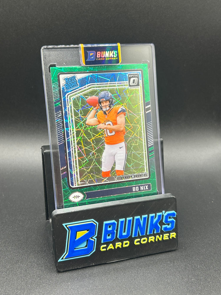 2024 Bo Nix Donruss Optic Green Velocity RC