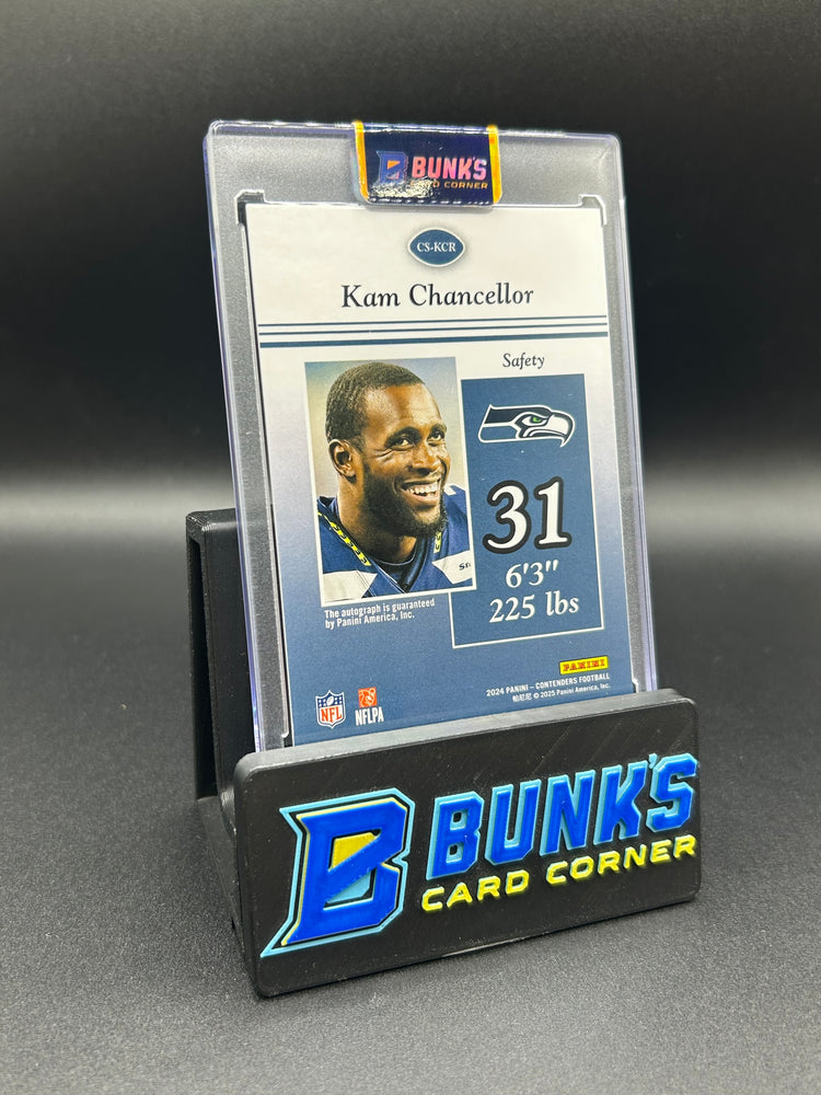 2024 Kam Chancellor Panini Contenders On-Card Auto-Blue 87/100