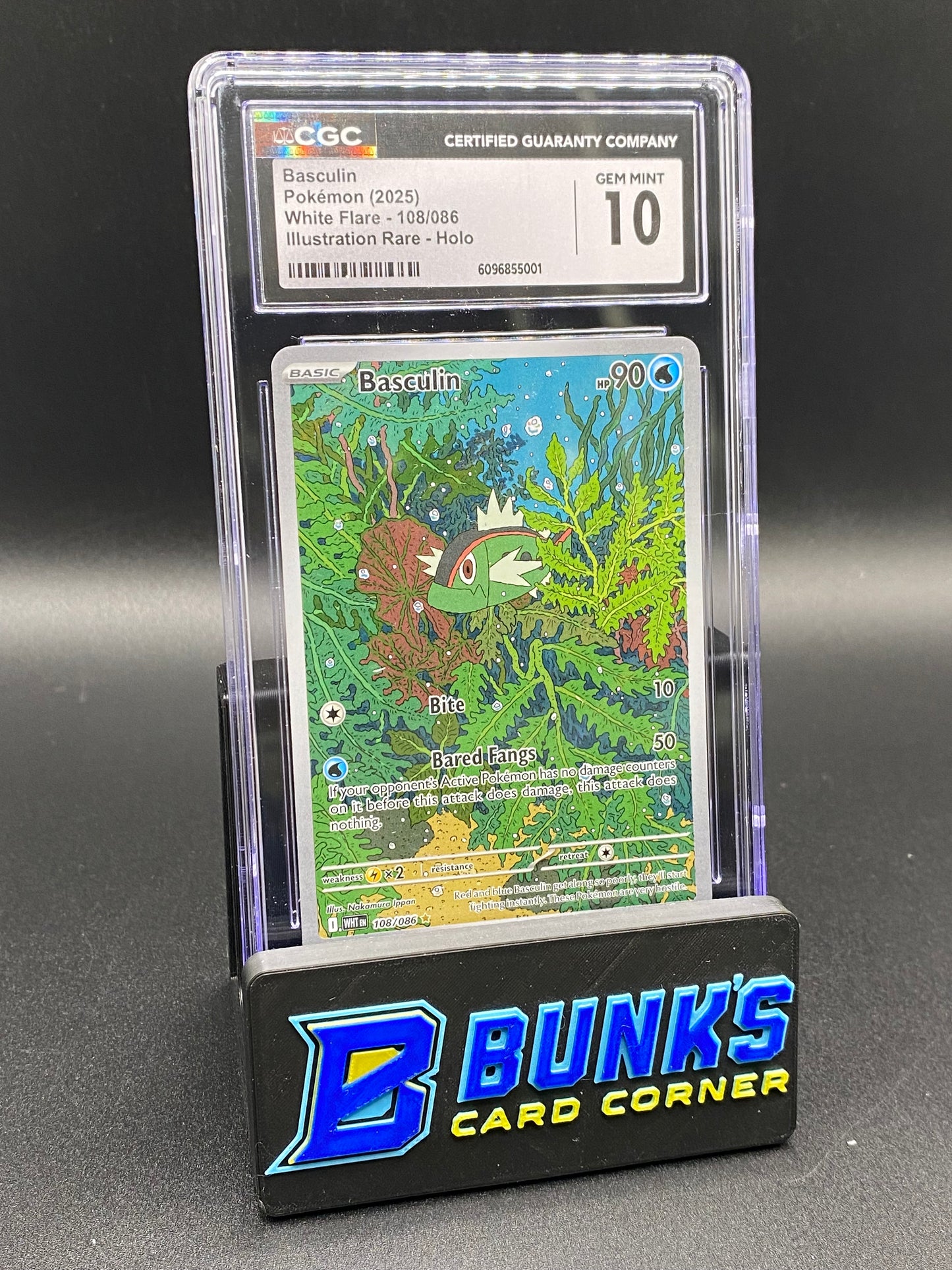 Basculin Illustration Rare White Flare CGC 10
