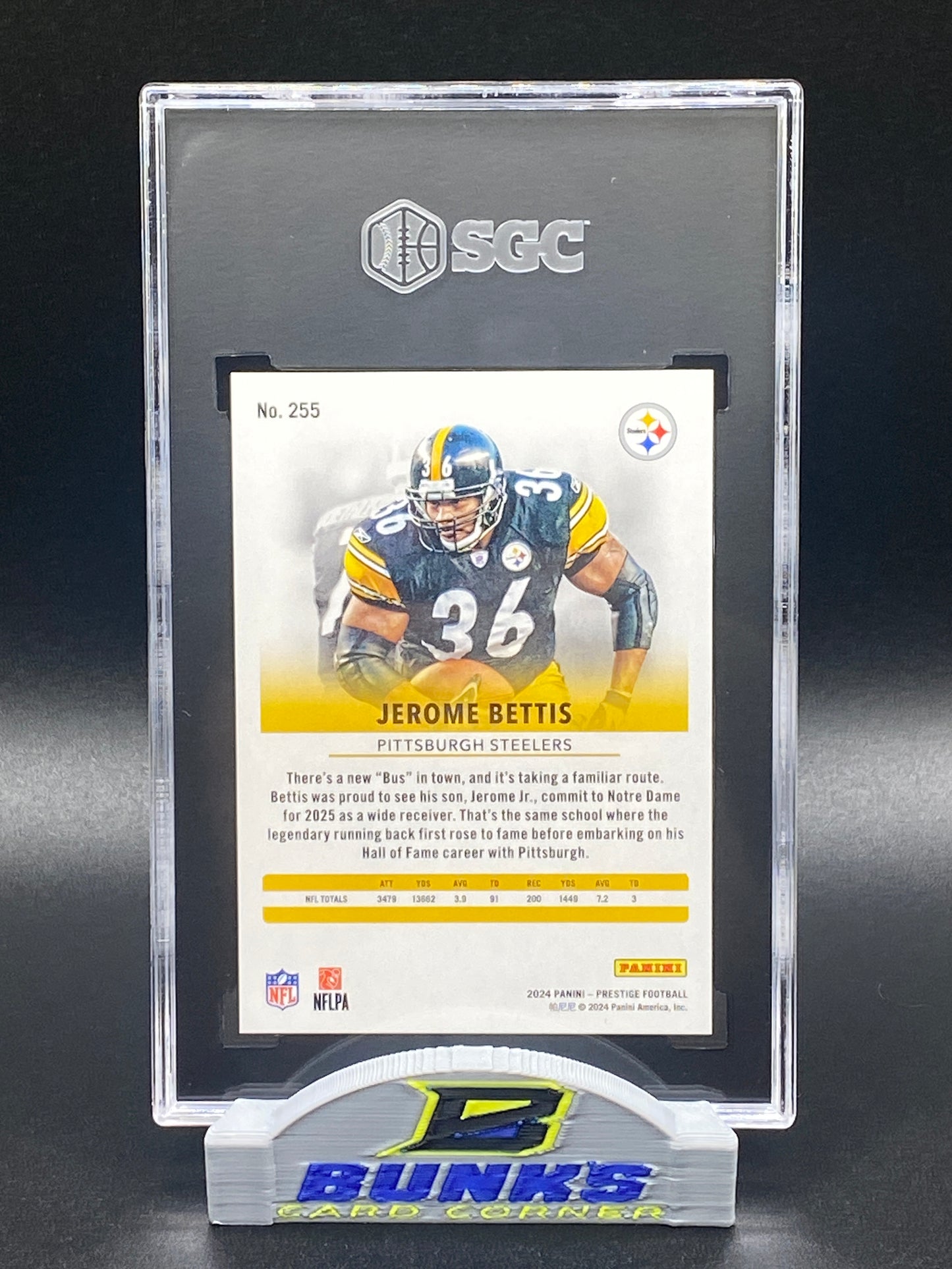 2024 Jerome Bettis - Platinum Premium 1/10 (Box A1)