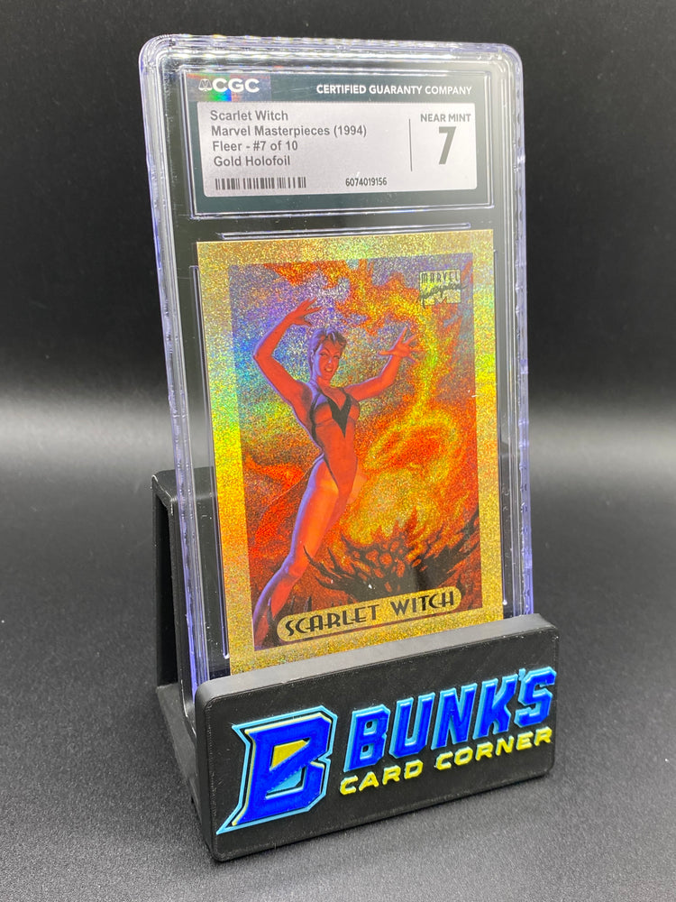 Scarlet Witch Gold Holofoil 7/10 Marvel CGC 7