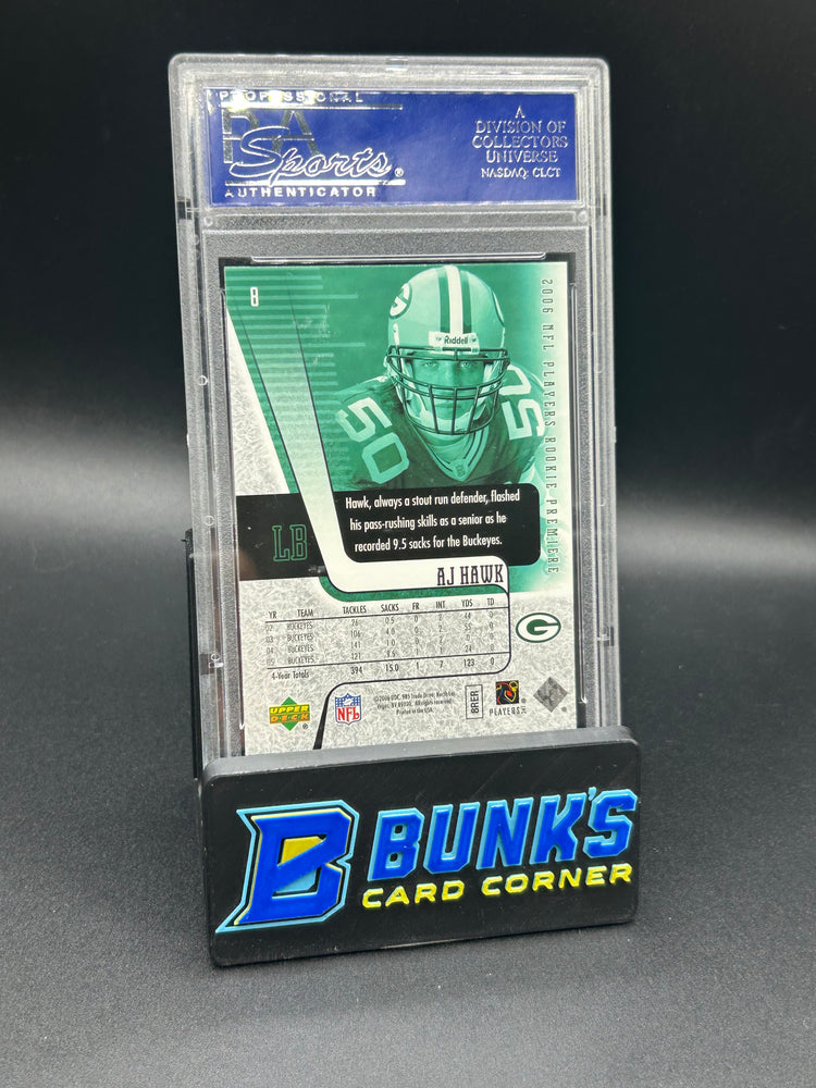 2006 AJ Hawk Premiere Upper Deck PSA 10