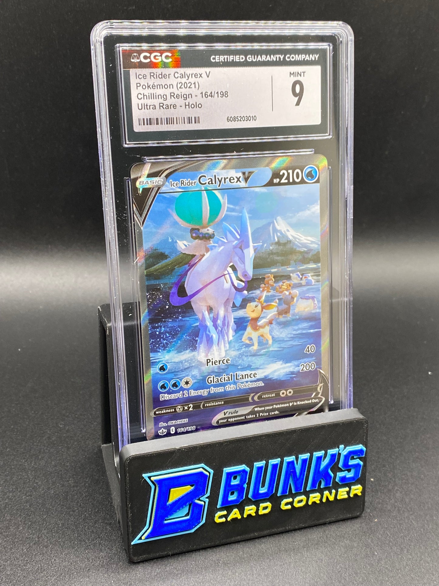 Ice Rider Calyrex V Ultra Rare Chilling Reign CGC 9