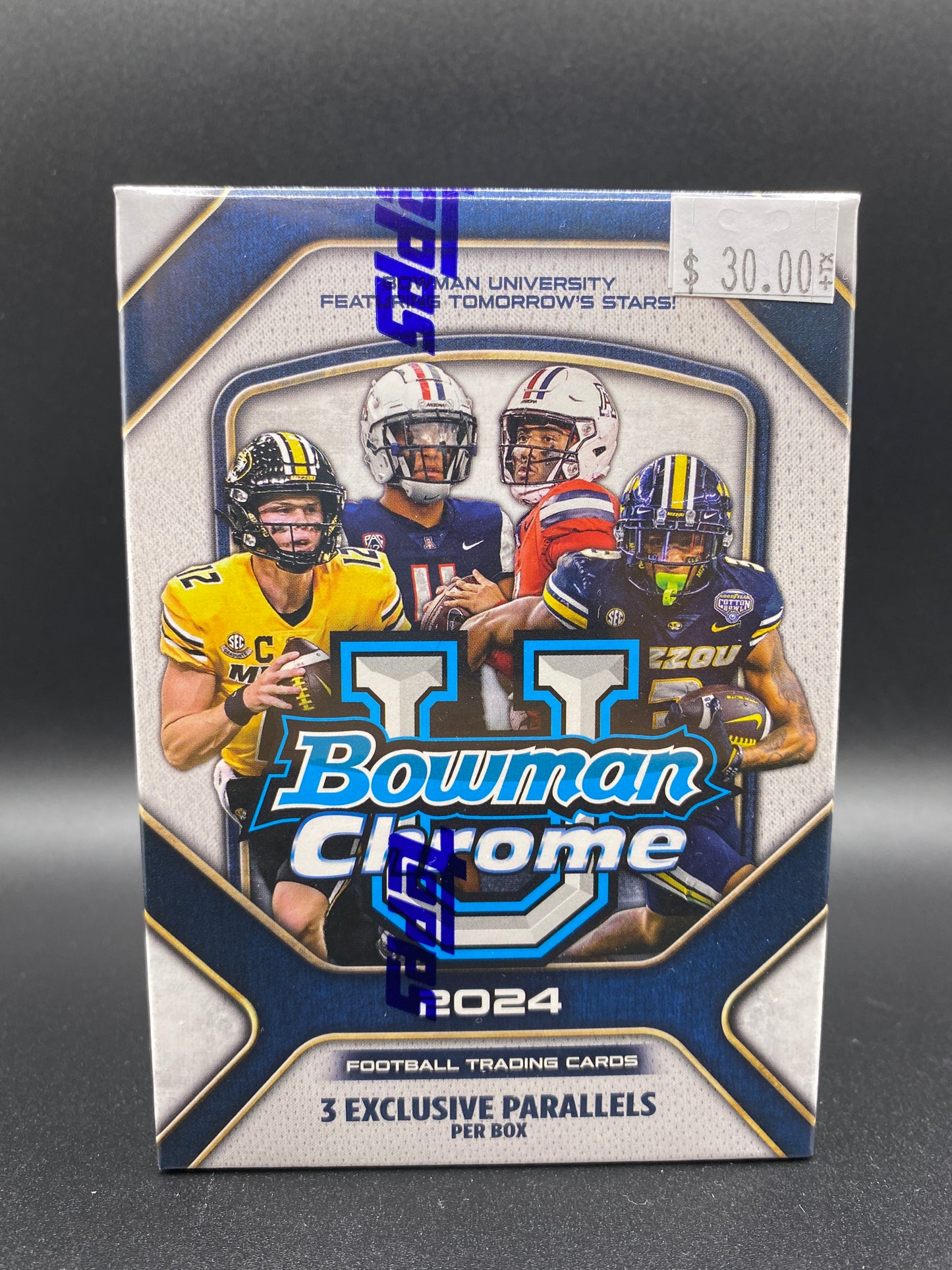 Topps 2024 Bowman Chrome U Football- 3 Exclusive Parallels