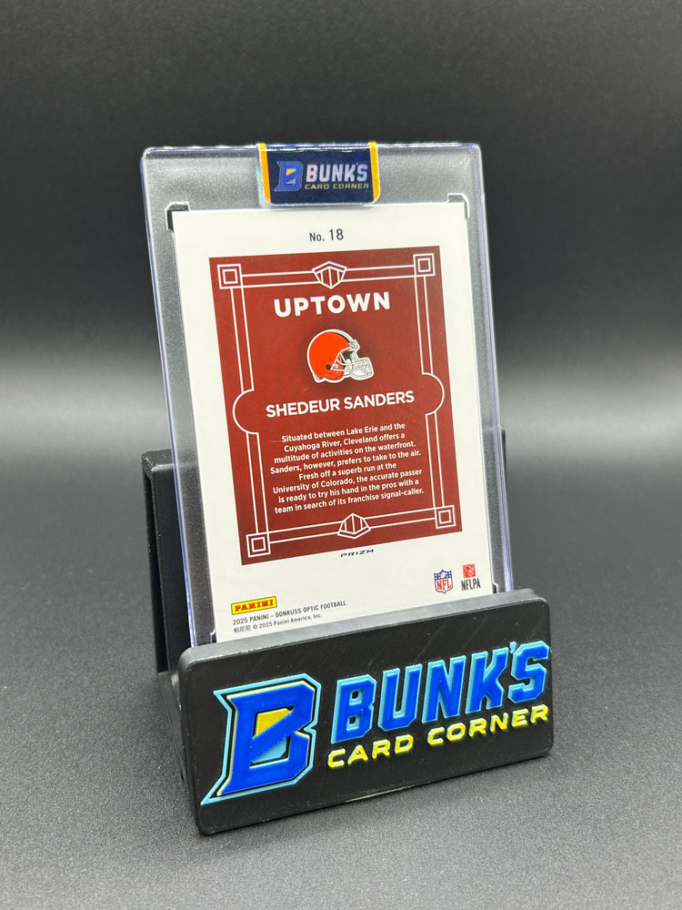 2025 Shedeur Sanders Donruss Optic Uptown Case Hit Rc
