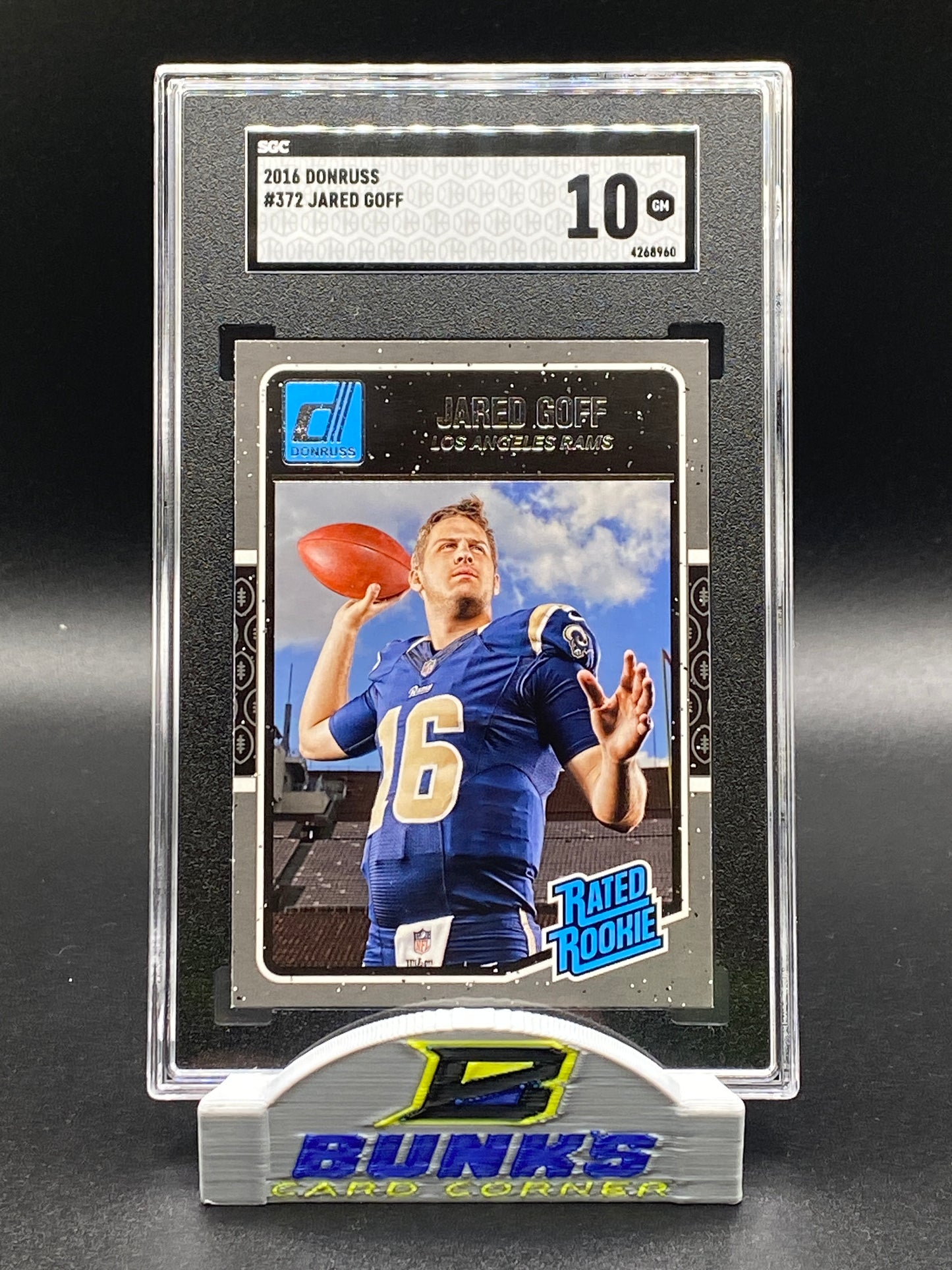 2016 Jared Goff Rated Rookie SGC 10 (Box 15)