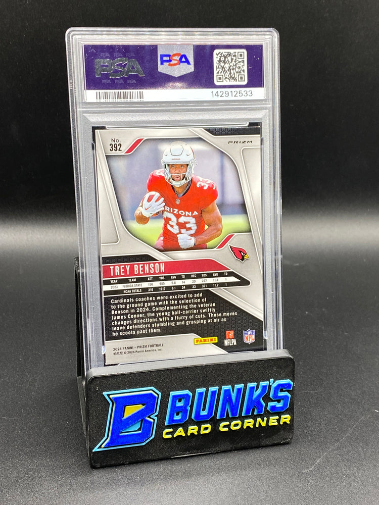 2024 Trey Benson Red Sparkle PSA 10 Rc