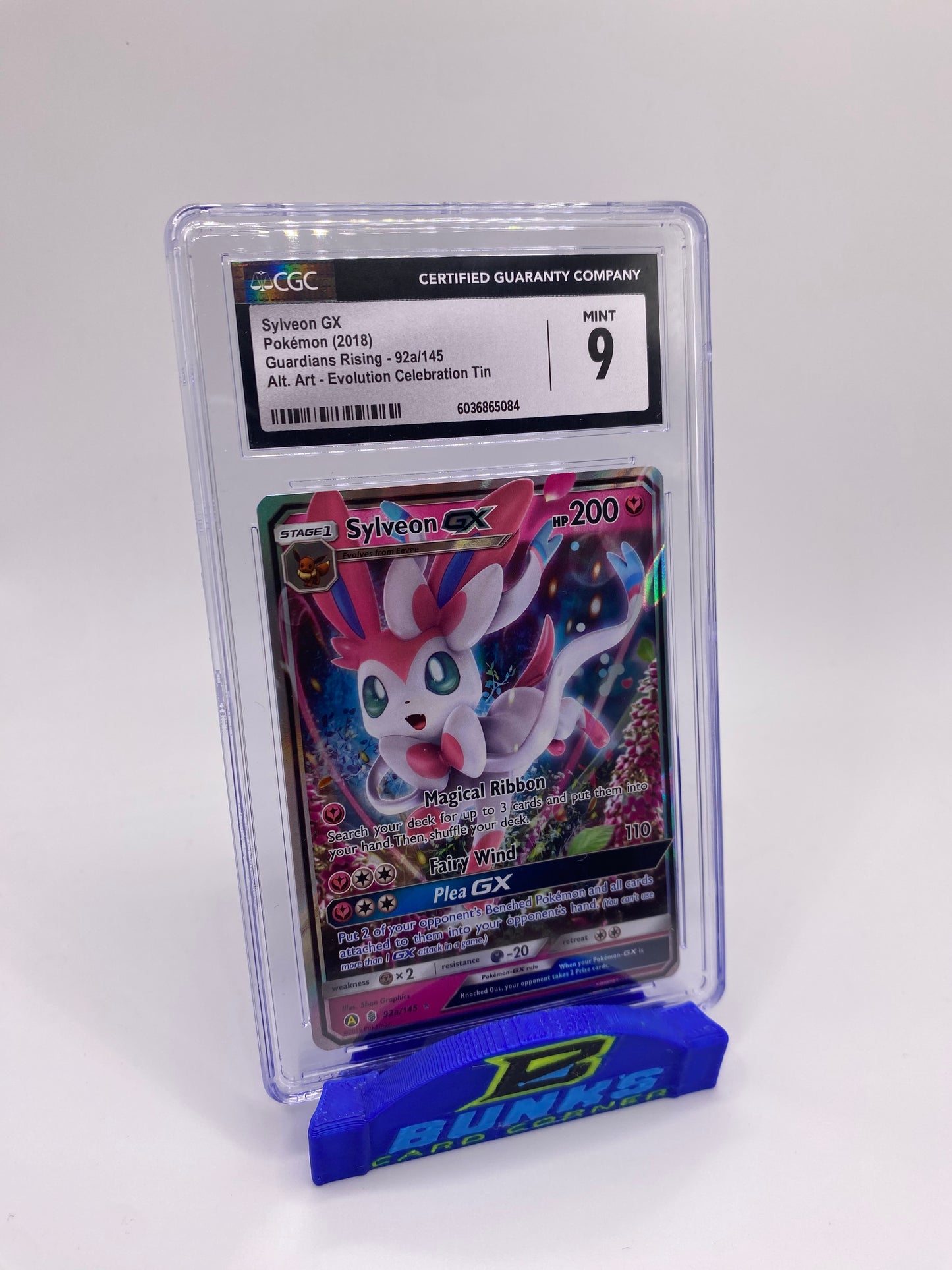 CGC 9 Sylveon GX Alternate Art Evolution Celebration Tin 2018