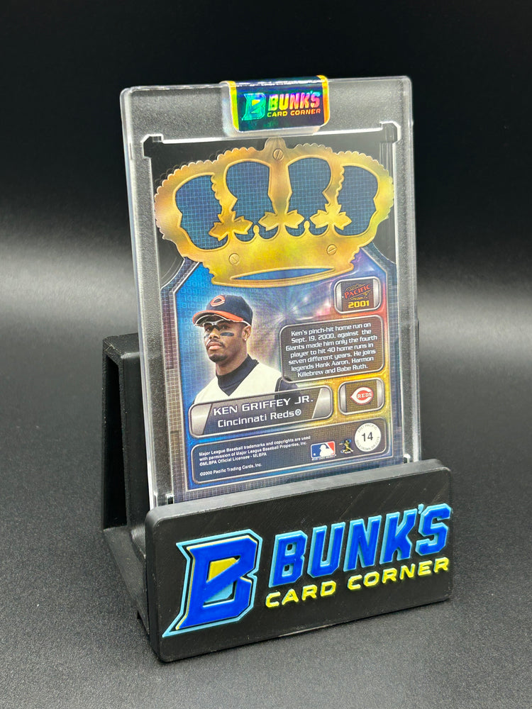 2001 Ken Griffey Jr. Pacific Gold Crown Die Cut Blue 29/100