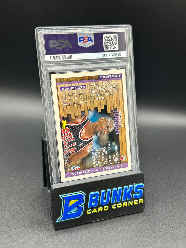 1996 Michael Jordan Topps Season's Best PSA 6