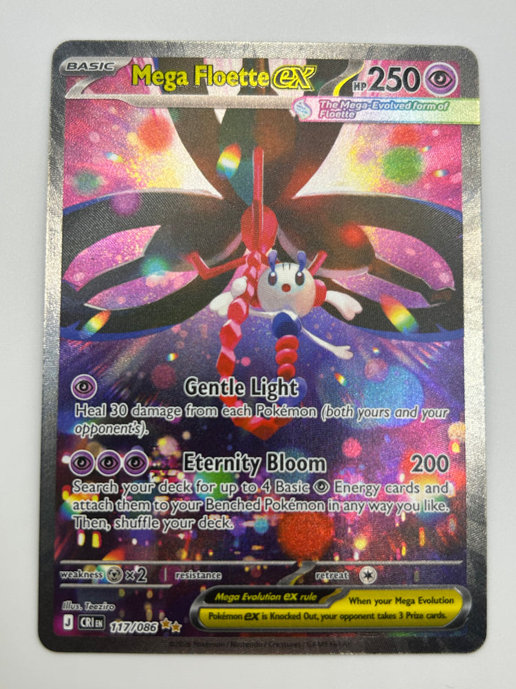 Mega Floette Ex SIR Chaos Rising NM