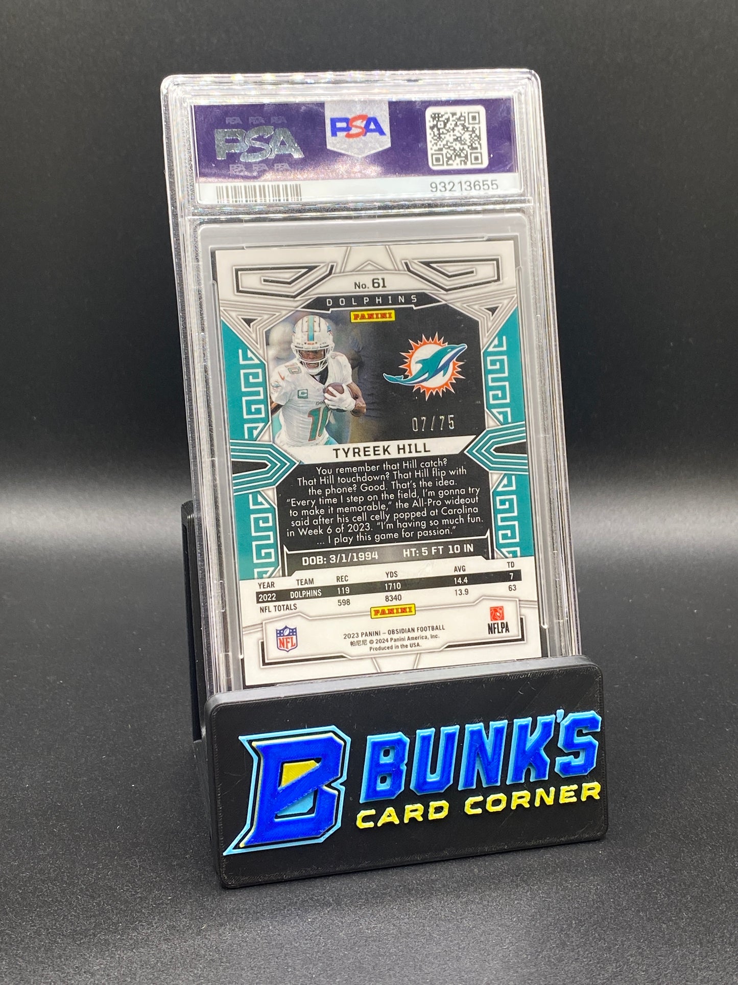 2023 Tyreek Hill Electric Etch Purple 7/75