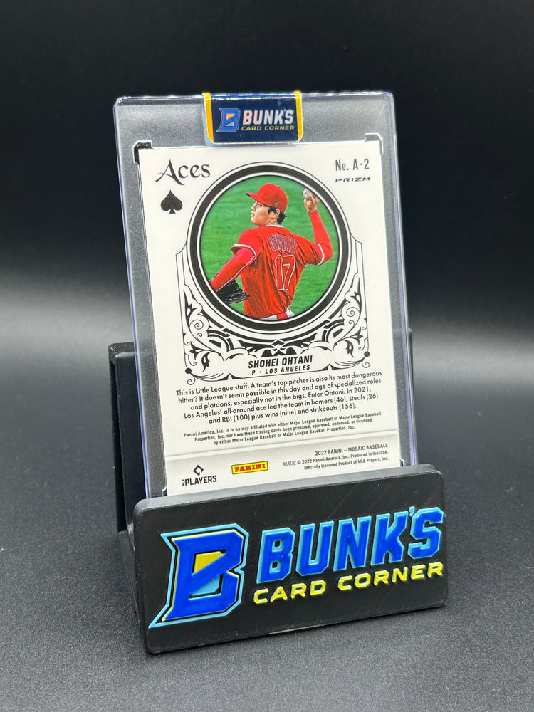 2022 Shohei Ohtani Panini Mosaic Aces Silver