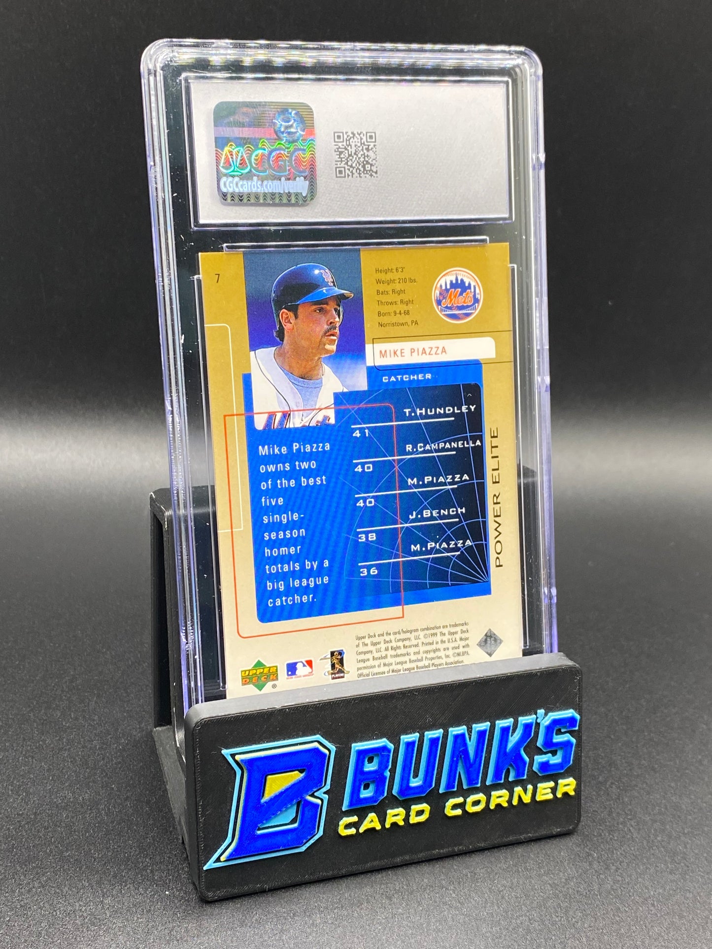 1999 Mike Piazza Challengers Edition 355/600 HOF CGC 10