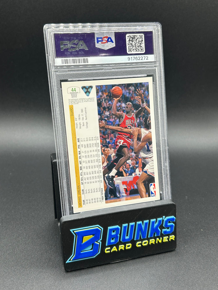 1991 Michael Jordan Upper Deck PSA 8