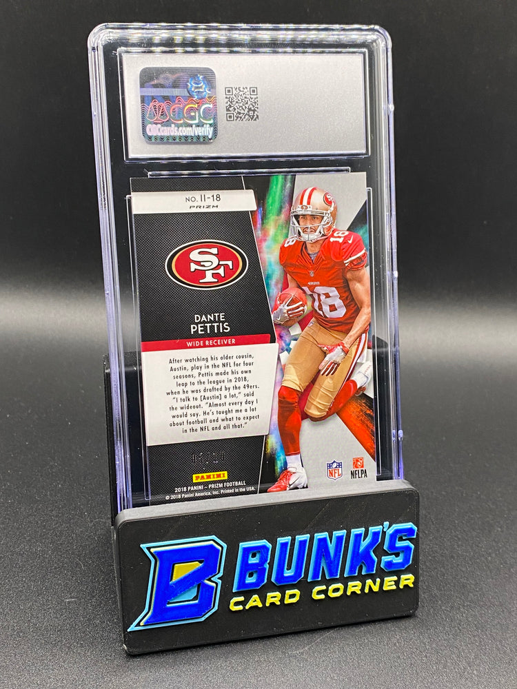 2018 Dante Pettis Gold Mojo CGC 9 5/10