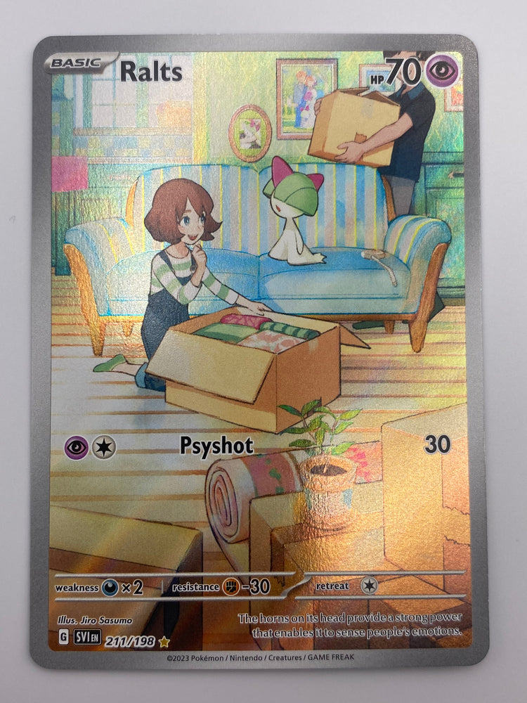 Ralts Illustration Rare Scarlet & Violet NM