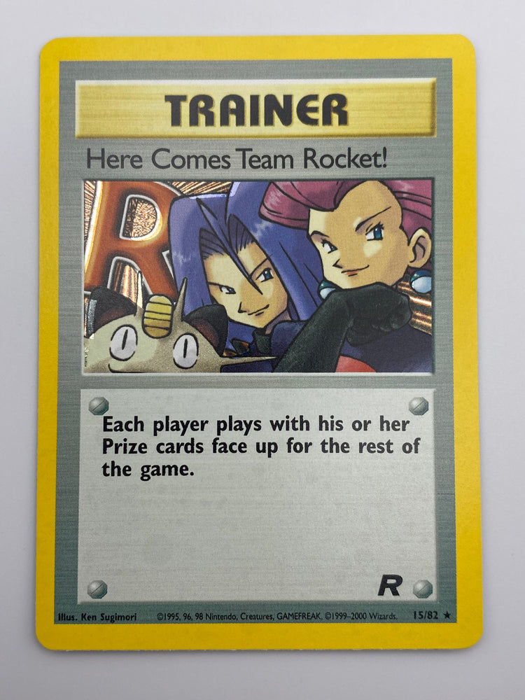 Here Comes Team Rocket Holo Team Rocket NM