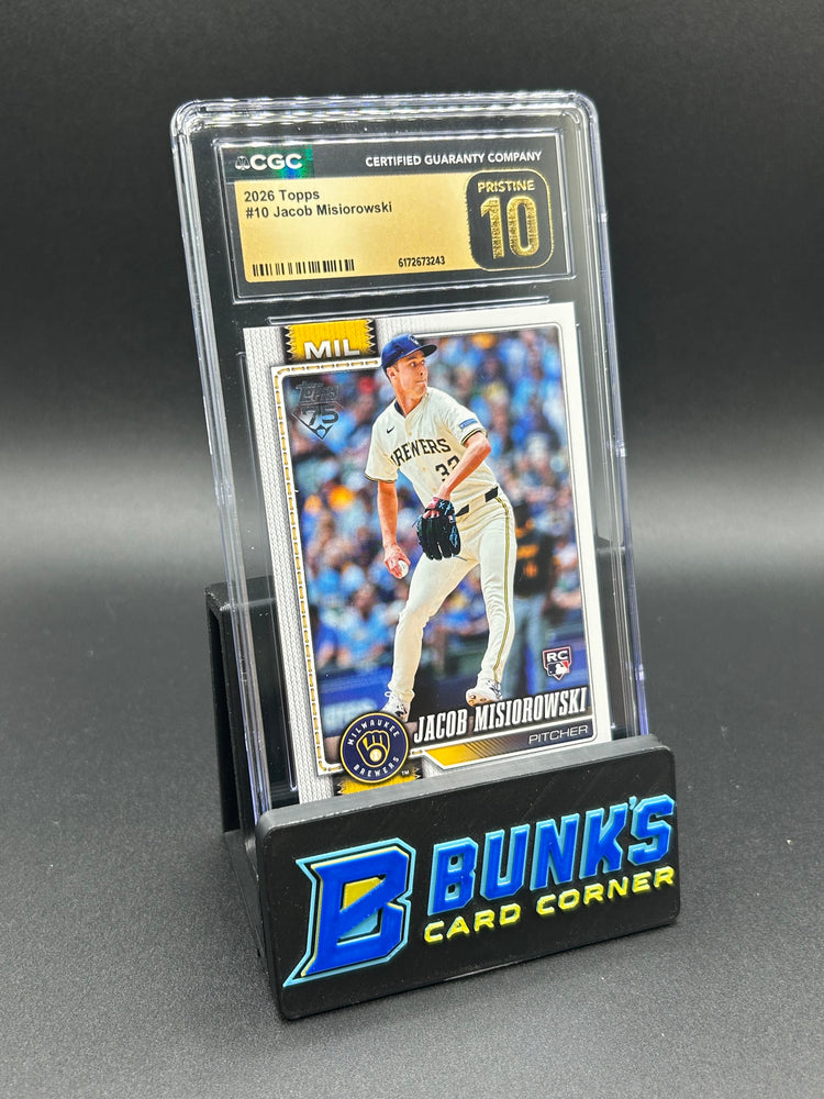 2026 Jacob Misiorowski Topps Rc CGC Pristine 10