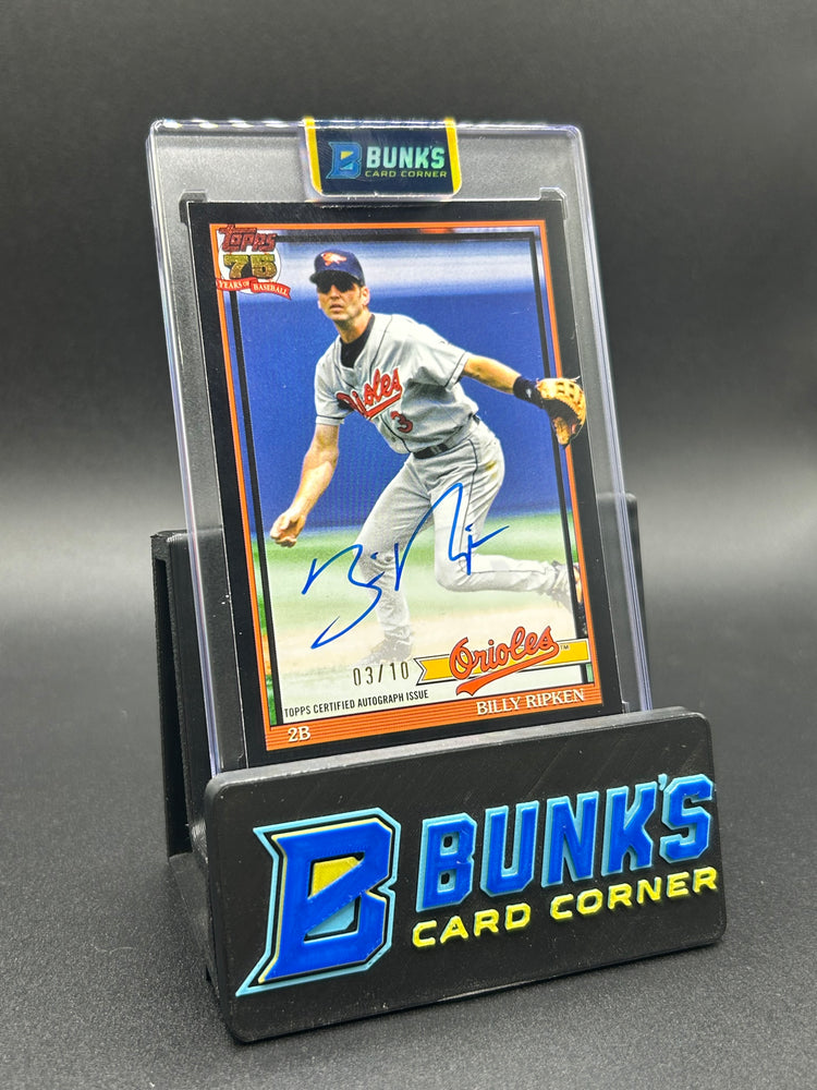 2026 Billy Ripken 1991 Topps Auto 3/10