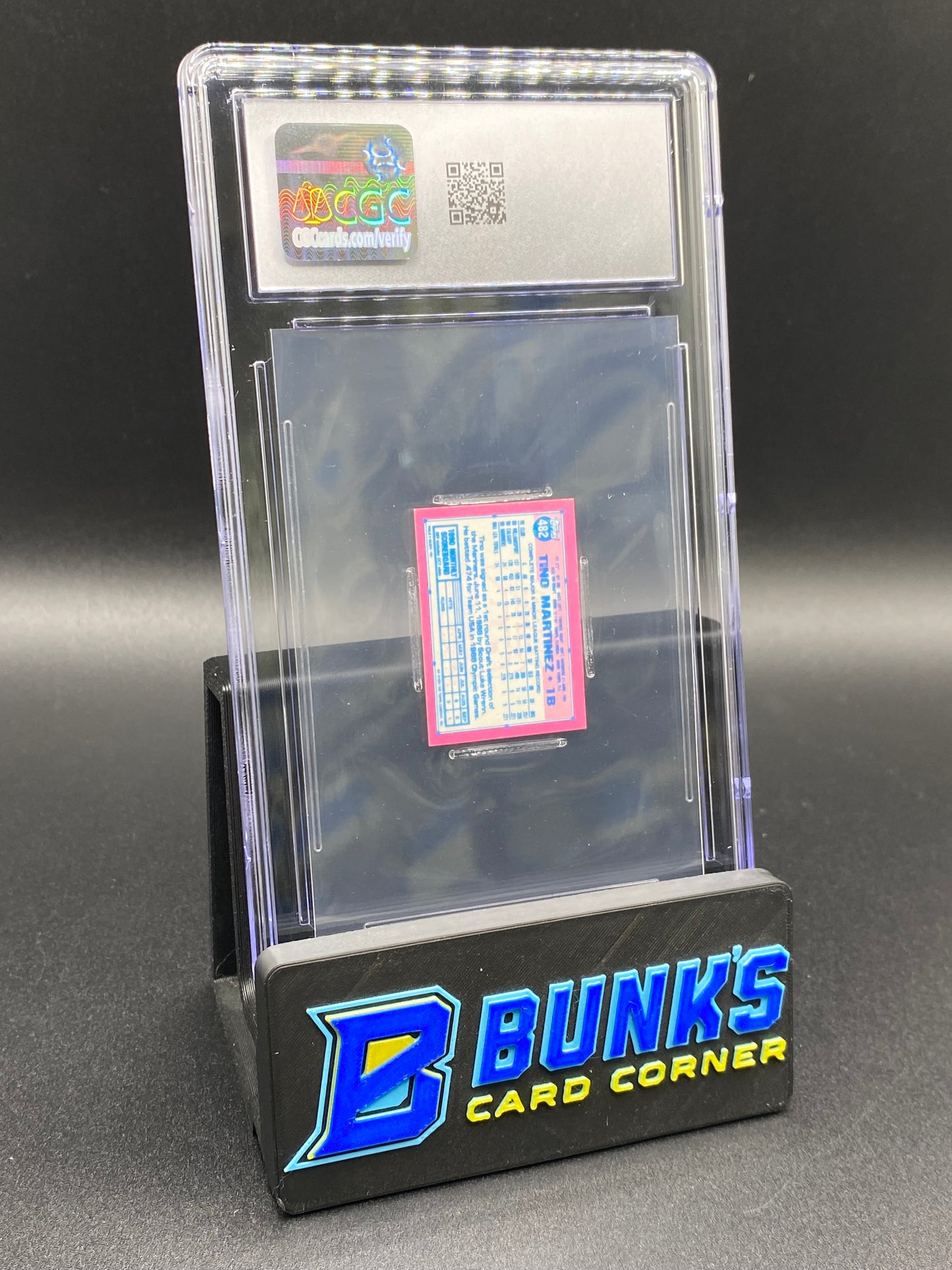 1991 Tino Martinez Micro Card CGC 9