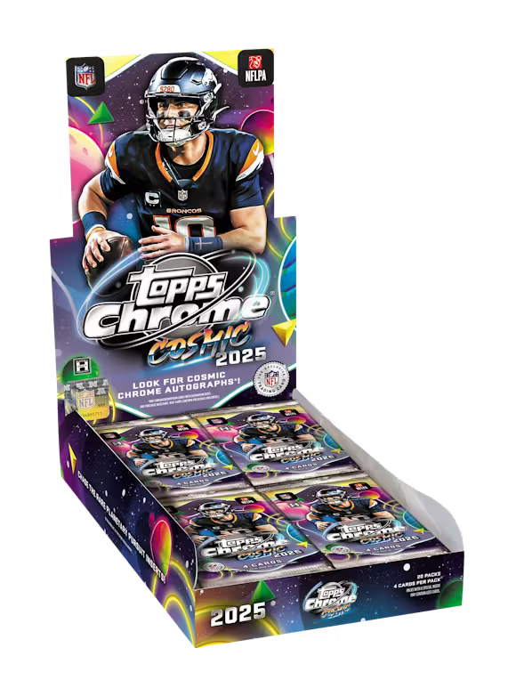 2025 TOPPS Chrome NFL Cosmic Hobby Box (6/19/26 Release)