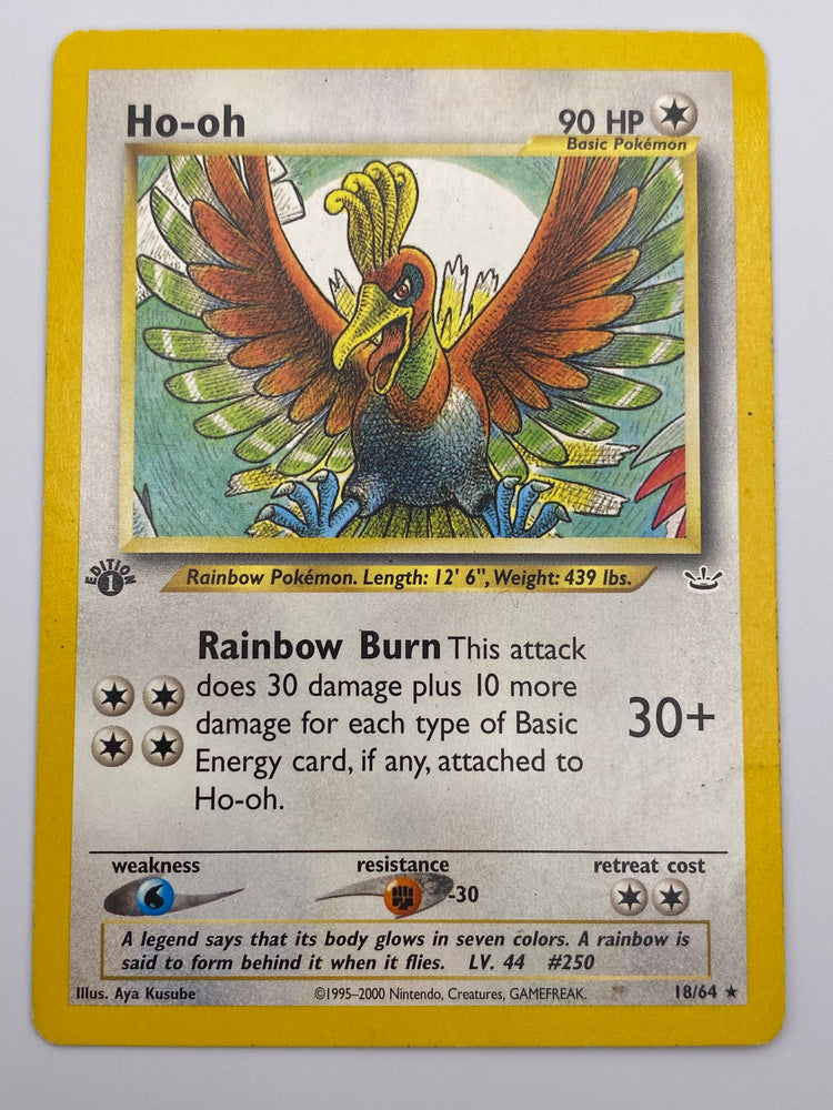 Ho-oh 1st Edition Neo Revelation MP