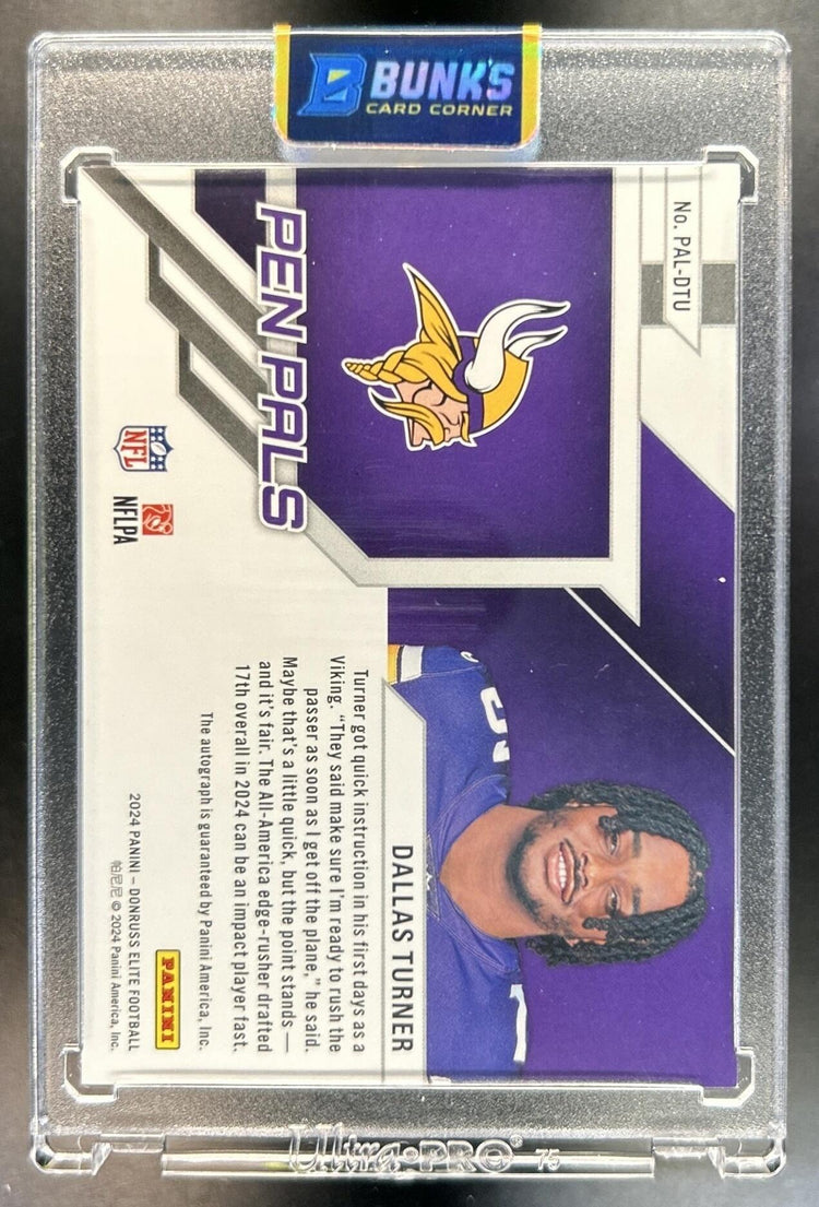 Dallas Turner back image