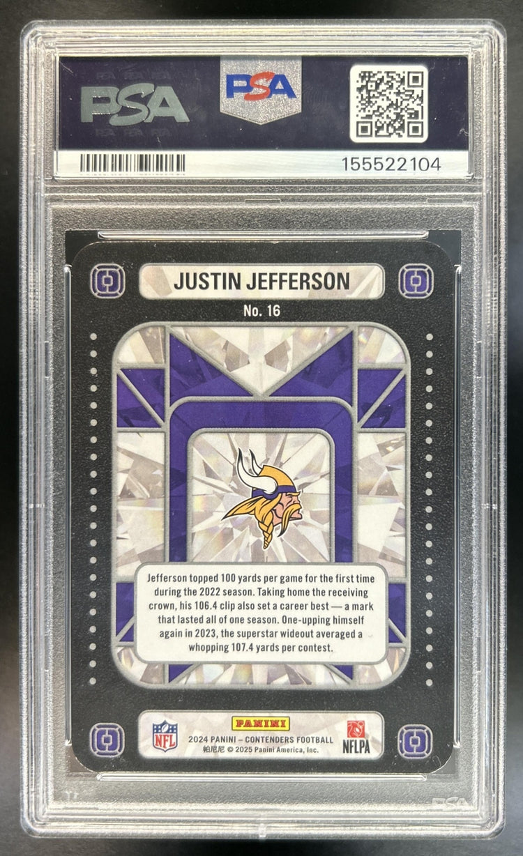 Justin Jefferson back image