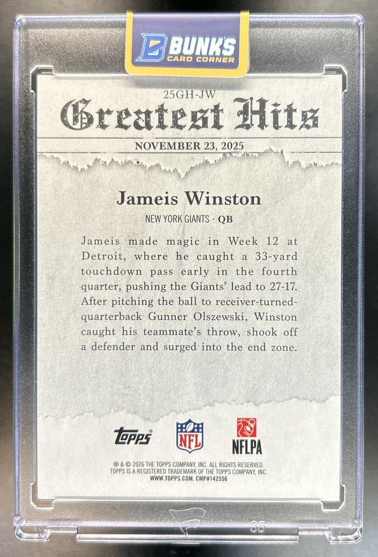 Jameis Winston back image