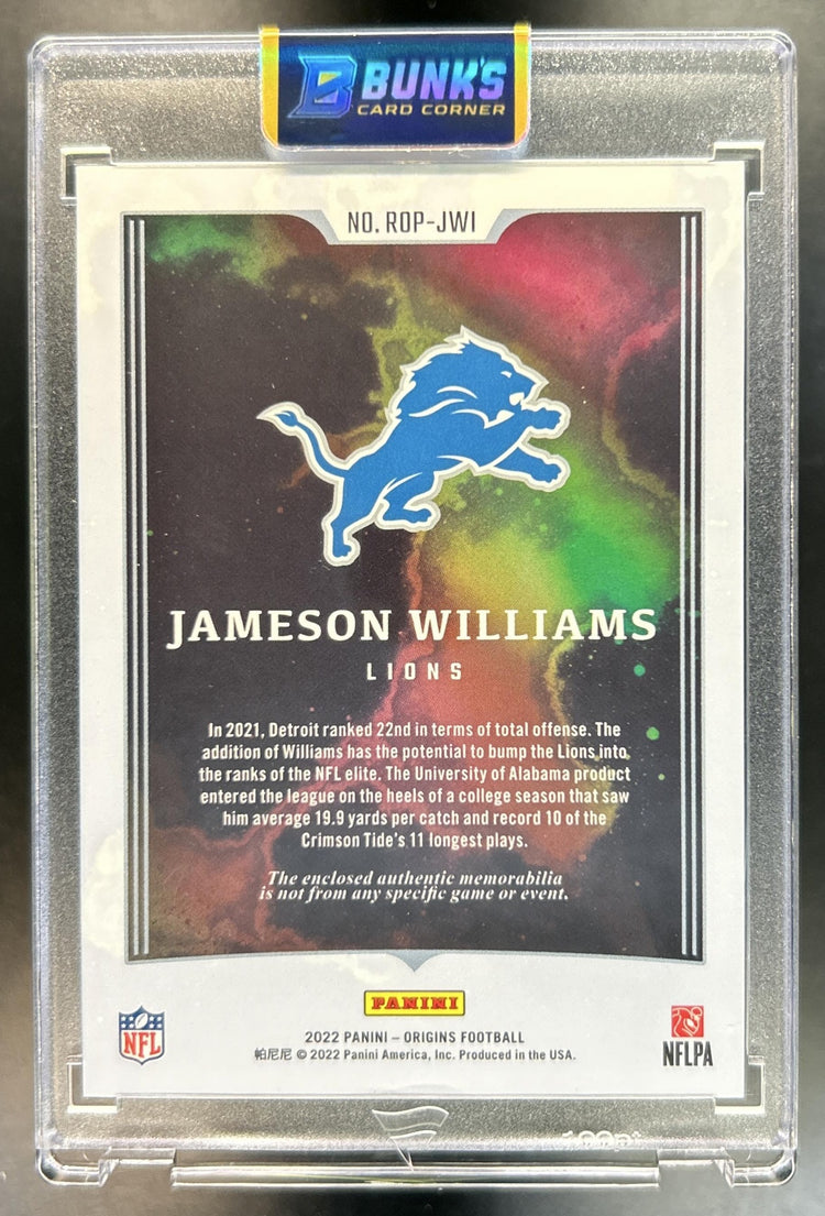 Jameson Williams back image