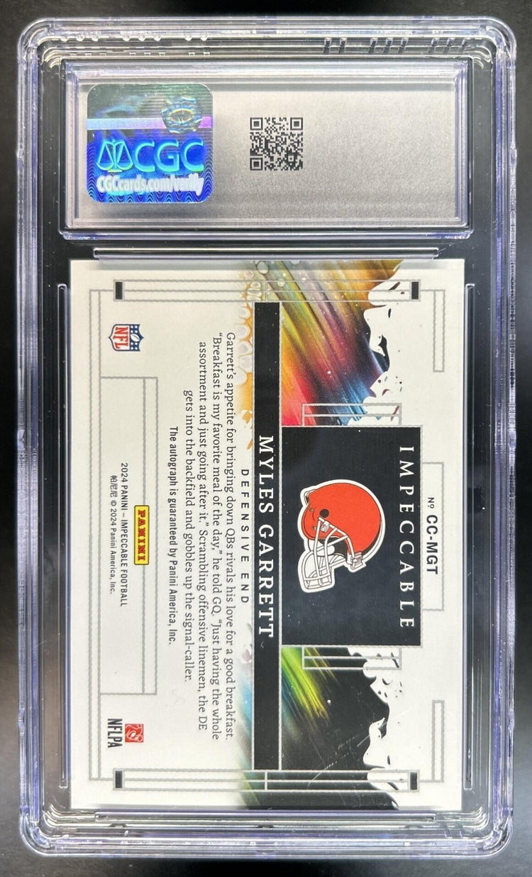 Myles Garrett back image