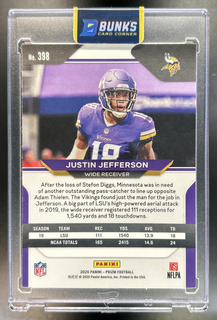 Justin Jefferson back image