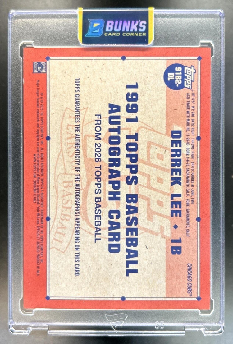 Derrek Lee back image