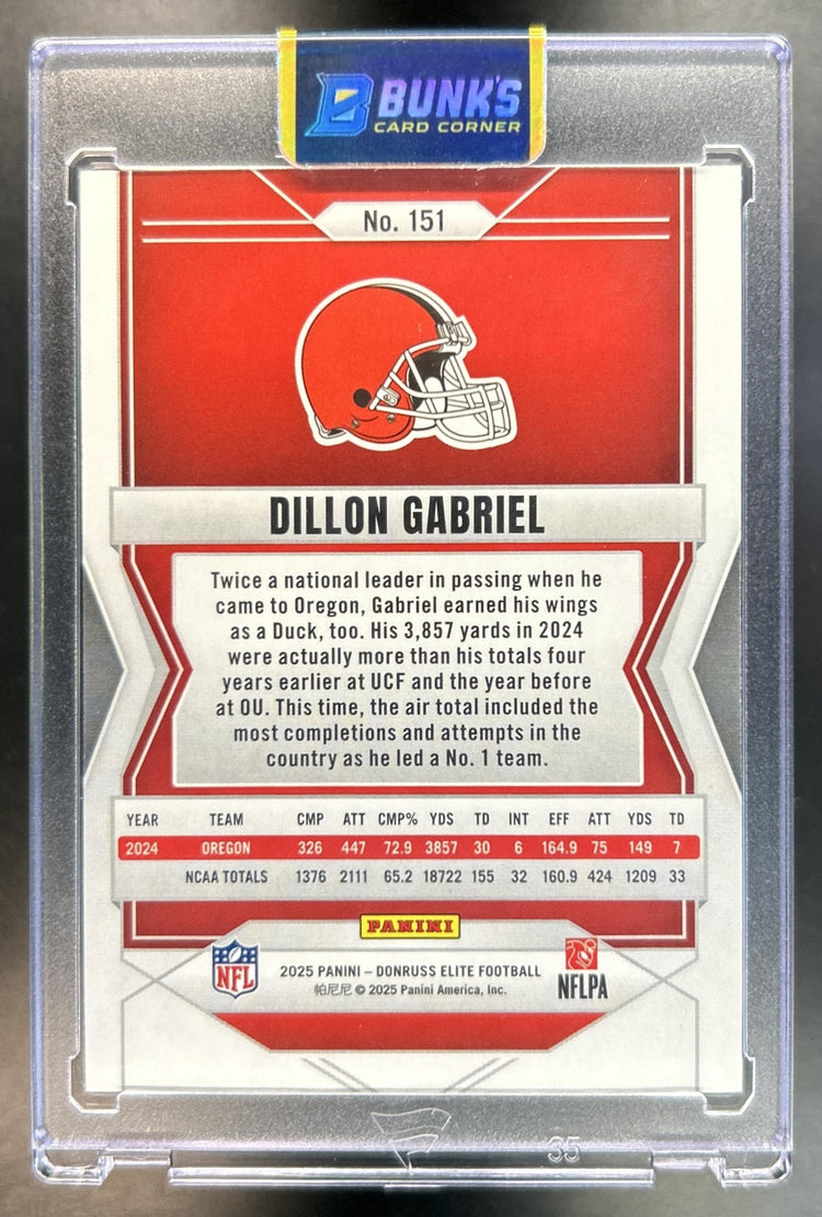 Dillon Gabriel back image