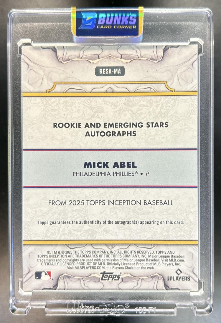 Mick Abel back image