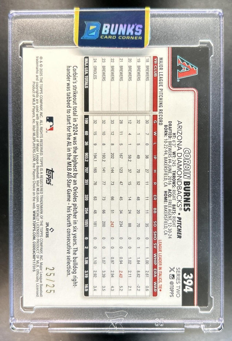 Corbin Burnes back image