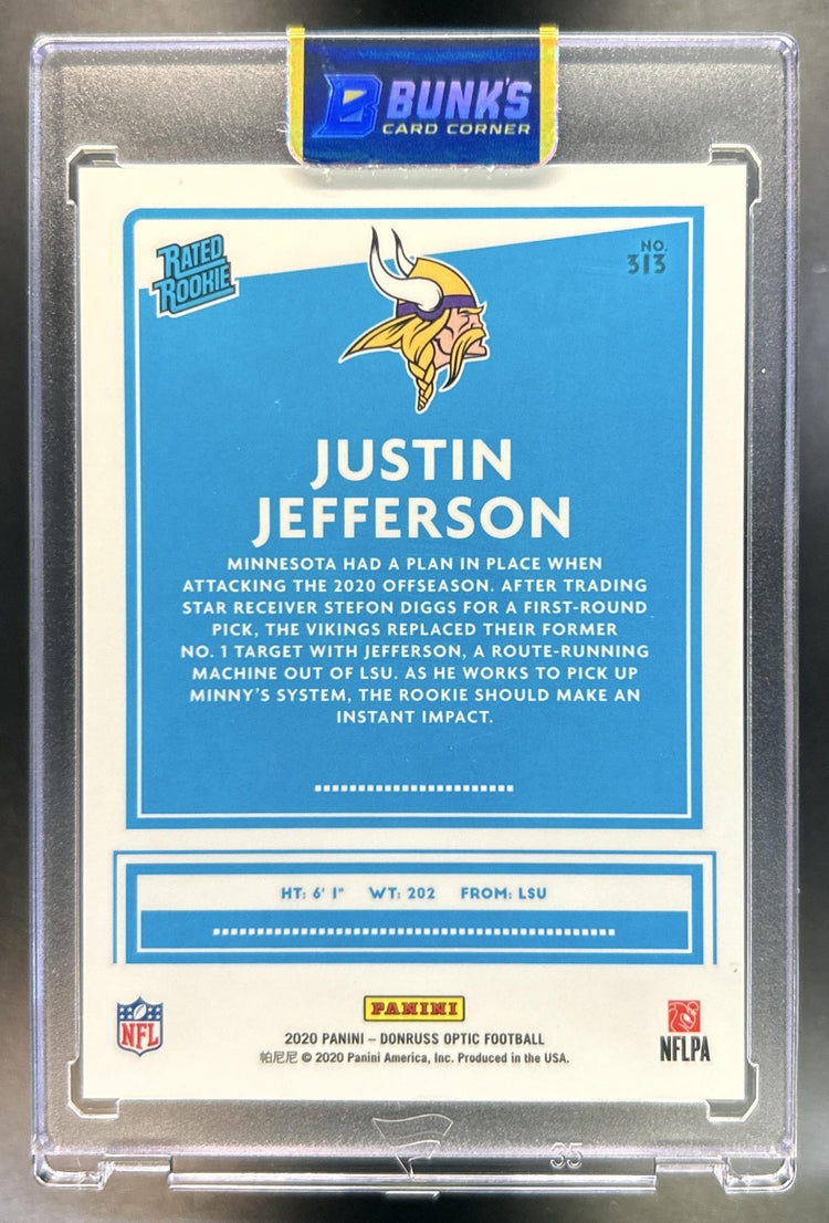 Justin Jefferson back image