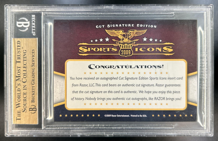 Magic Johnson Razor Cut Signature Sports Icons Edition 2009 Auto 2/39