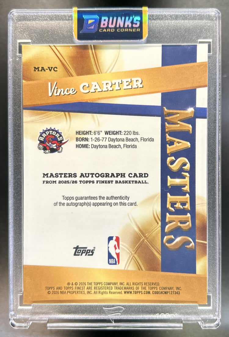 Vince Carter back image