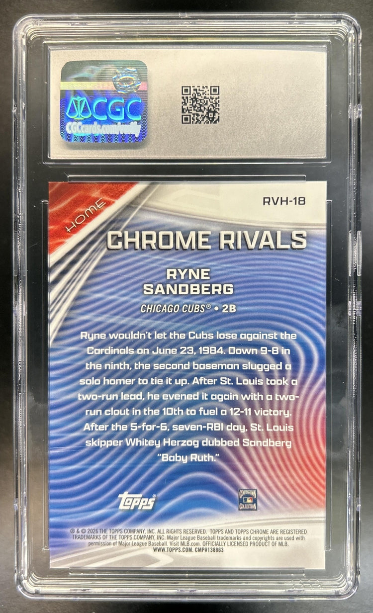 Ryne Sandberg back image
