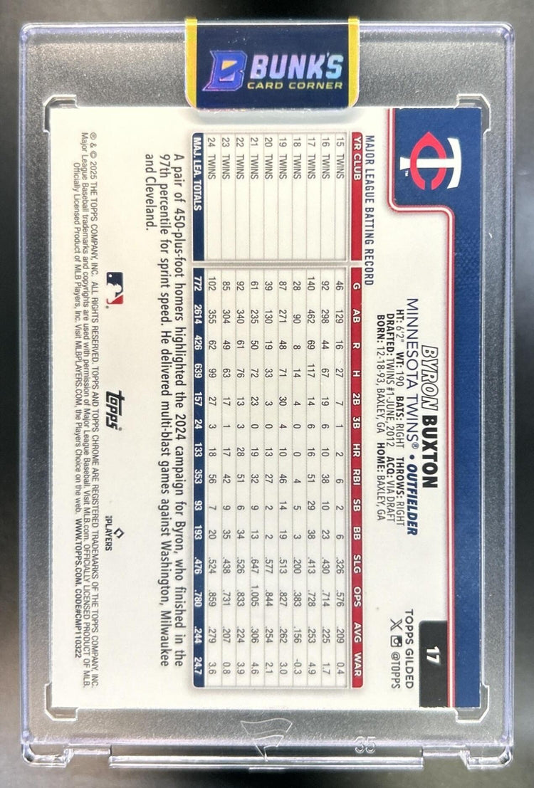 Byron Buxton back image