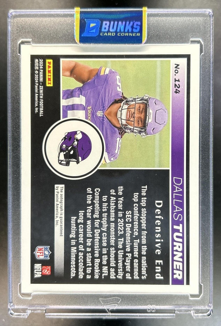 Dallas Turner back image