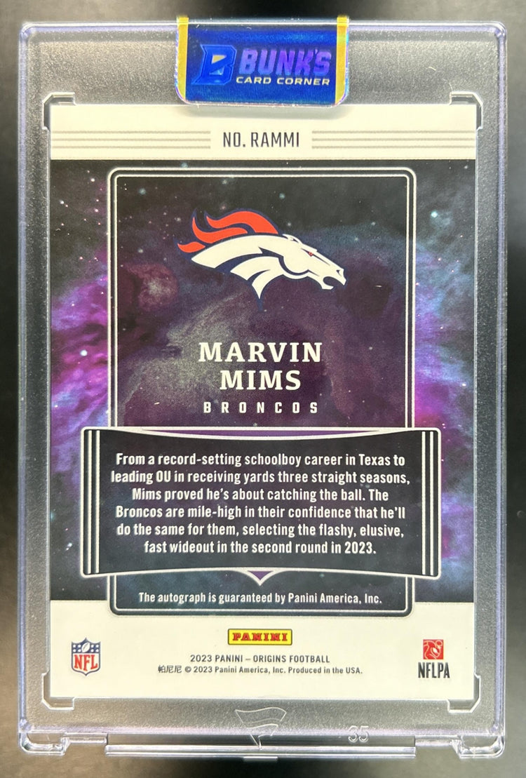 Marvin Mims back image