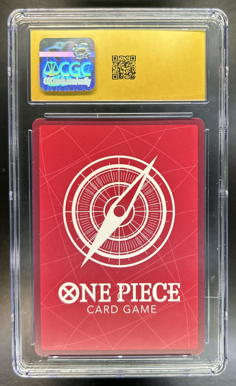 Monkey D. Luffy Purple/Black Luffy #OP09-061 Leader CGC 10
