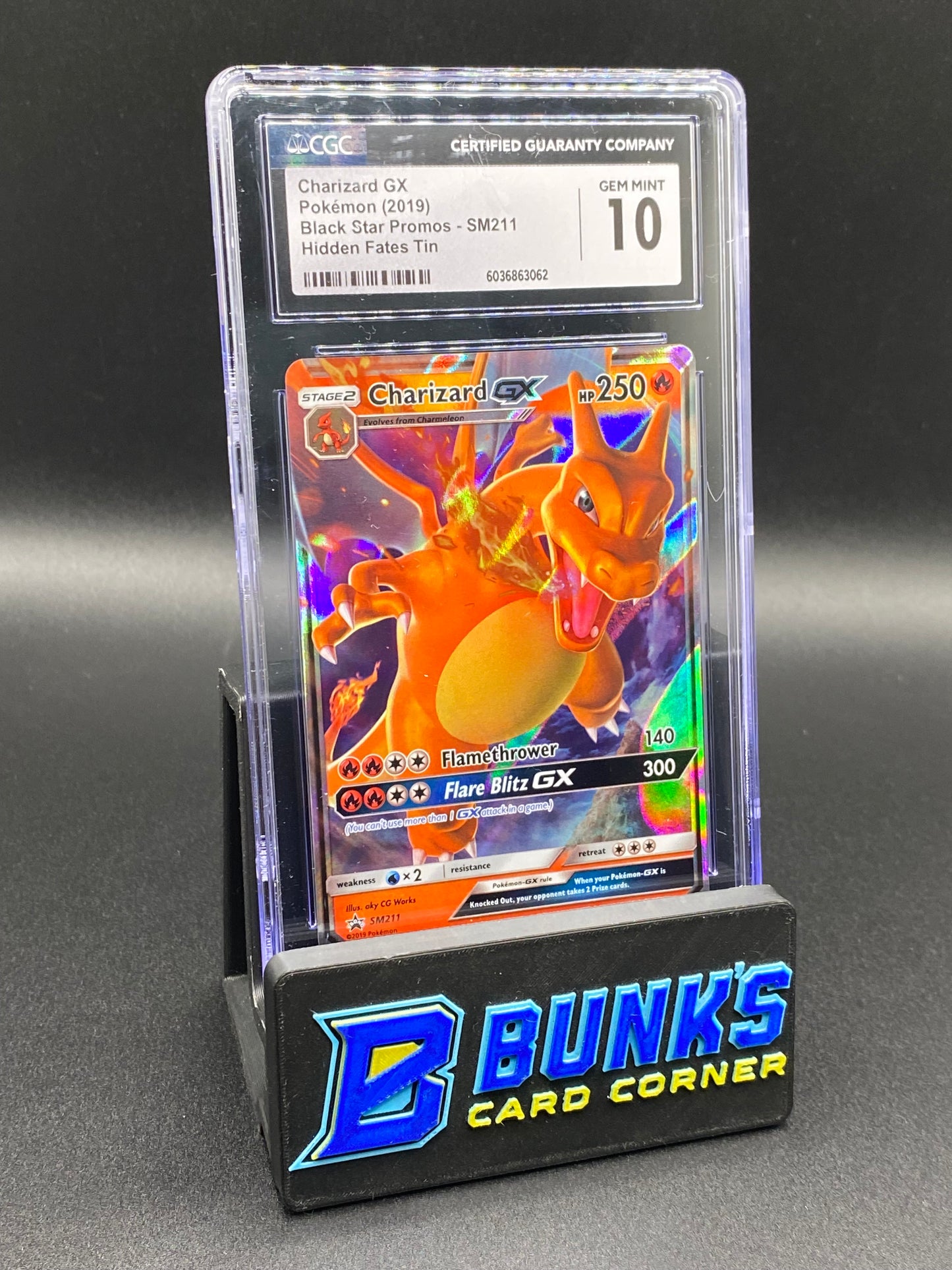 Charizard Gx Promo CGC 10