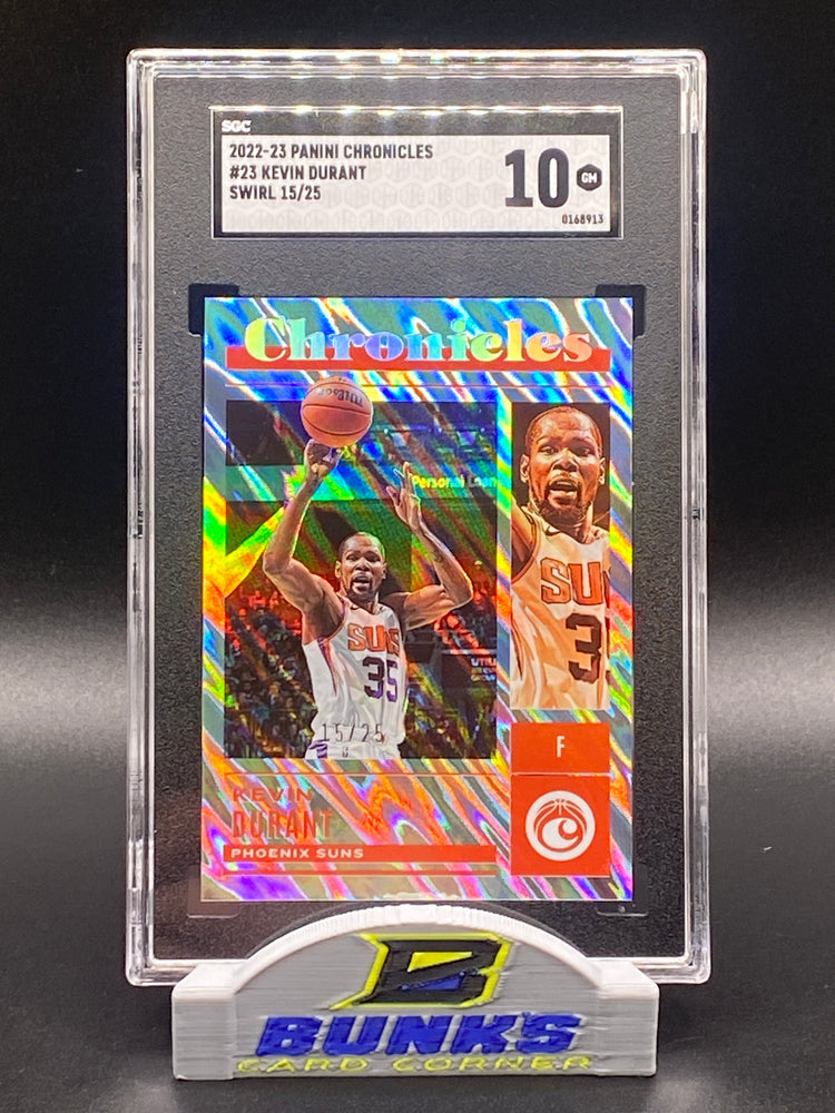 2022-23 Kevin Durant Swirl 15/25 SGC 10